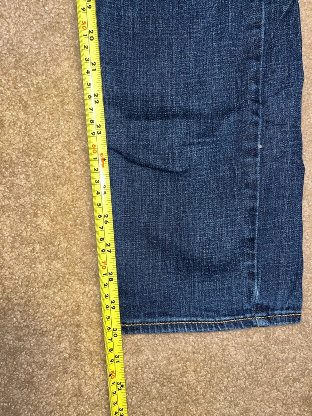 American Eagle Blue Straight Super Stretch Women's Jeans size 10 - Picture 8 of 10